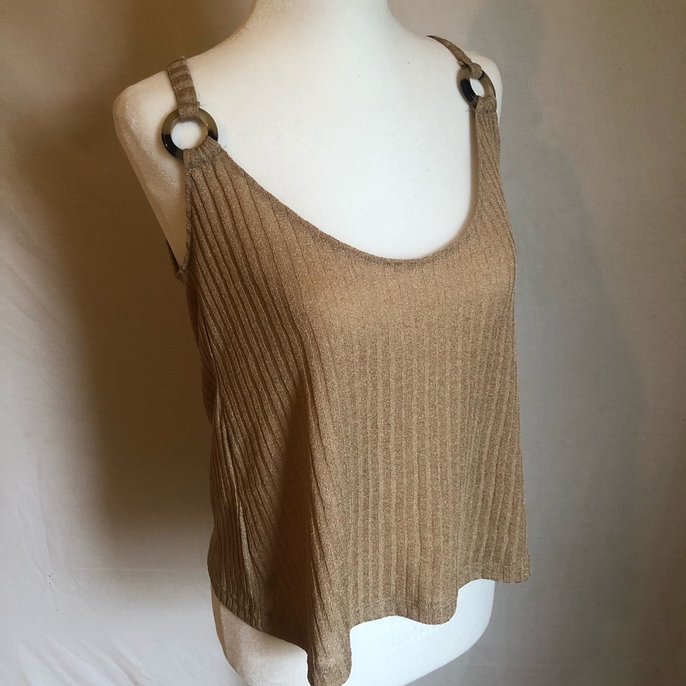 💛💜3 for $20 💜💛 NWOT Cropped knitted tank top